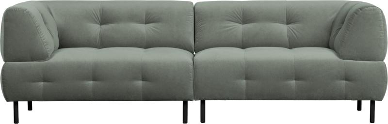 Lloyd 4-personers Sofa i Bleg Grøn - Elegance til Stuen