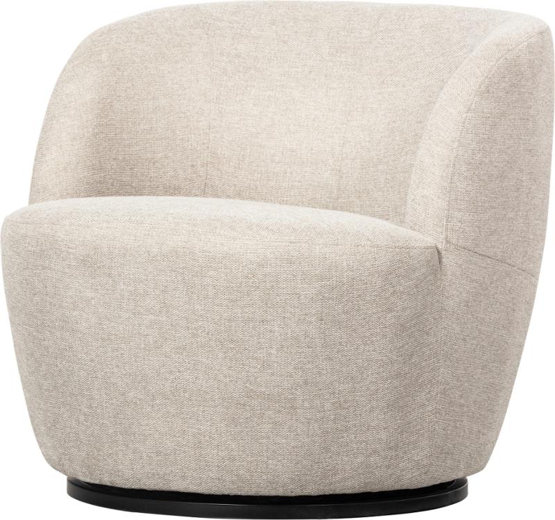 Serra Loungestol i Hvid - Elegant Design til Stuen