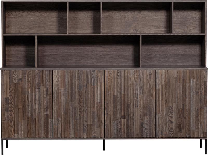 Ny Gravure Højskab i Brun - Eksklusiv Design fra WOOOD