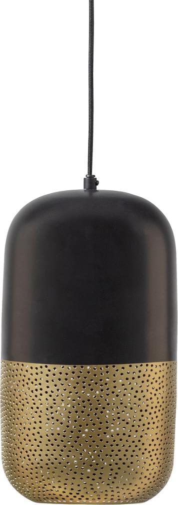 Tirsa Pendel Lampe i Sort Messing - Elegant Belysning