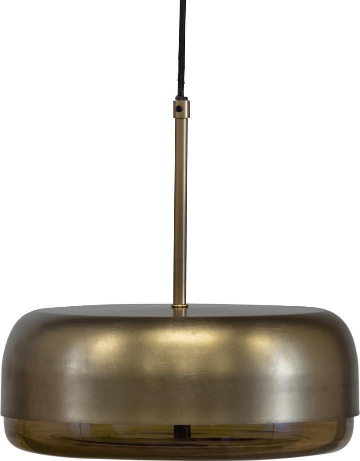 Safa Pendel Lampe i Sort Messing - Elegant Belysning