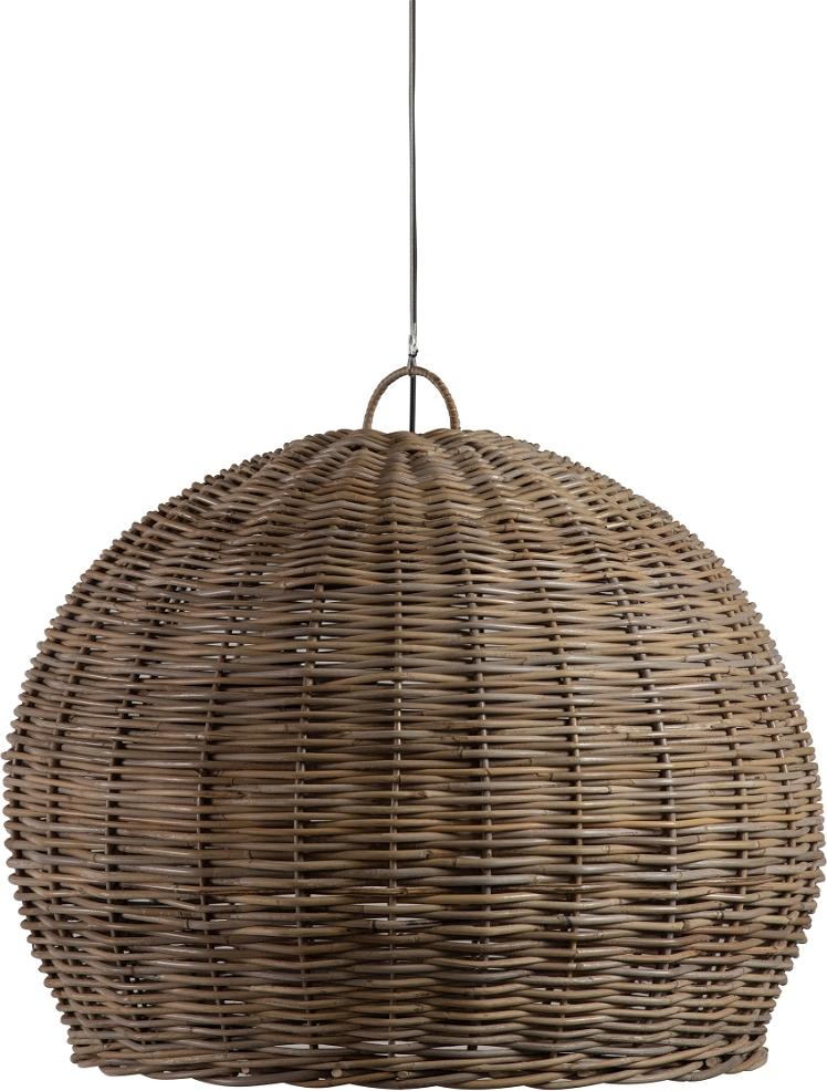 Mooze  Pendel Lampe  Natur  H65x80x80    Rattan