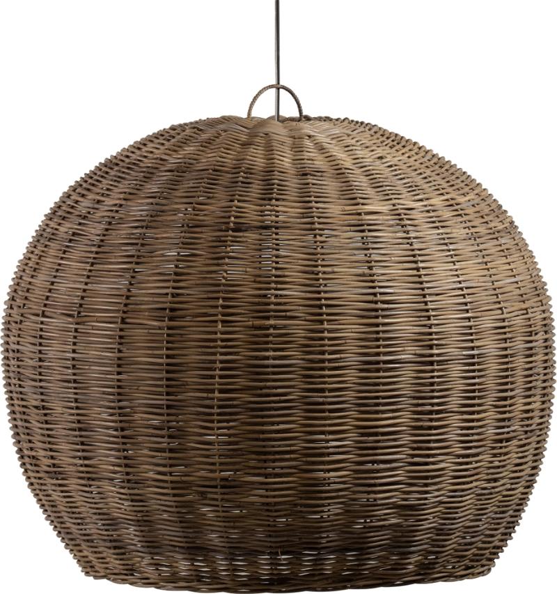 Mooze  Pendel Lampe  Natur  H100x120x120    Rattan