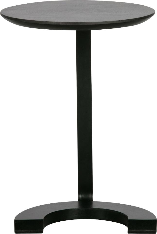 Elegant Sort Floor Sidebord i Metal og Træ - WOOOD Exclusive