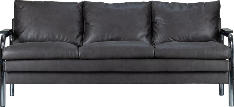 Elegant 2-personers Sofa i Sort fra WOOOD Exclusive