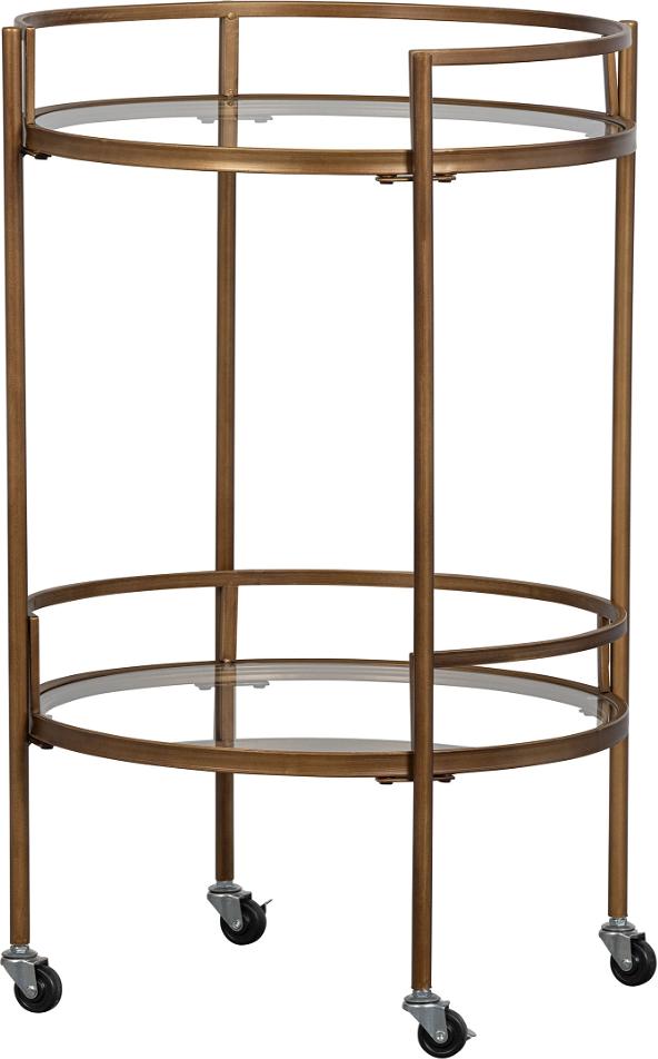 Zora Trolley i Messing - Elegant og Funktionel Indretning