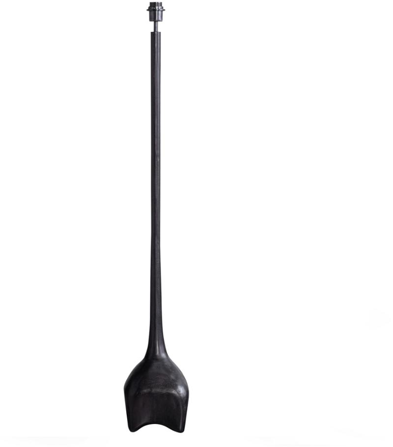 Foss Lampefod i Sort Brun - Elegant Aluminium Design