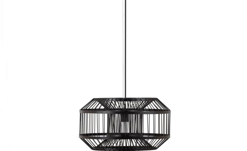 Esila Pendel Lampe i Sort Metal - Stilig Belysning