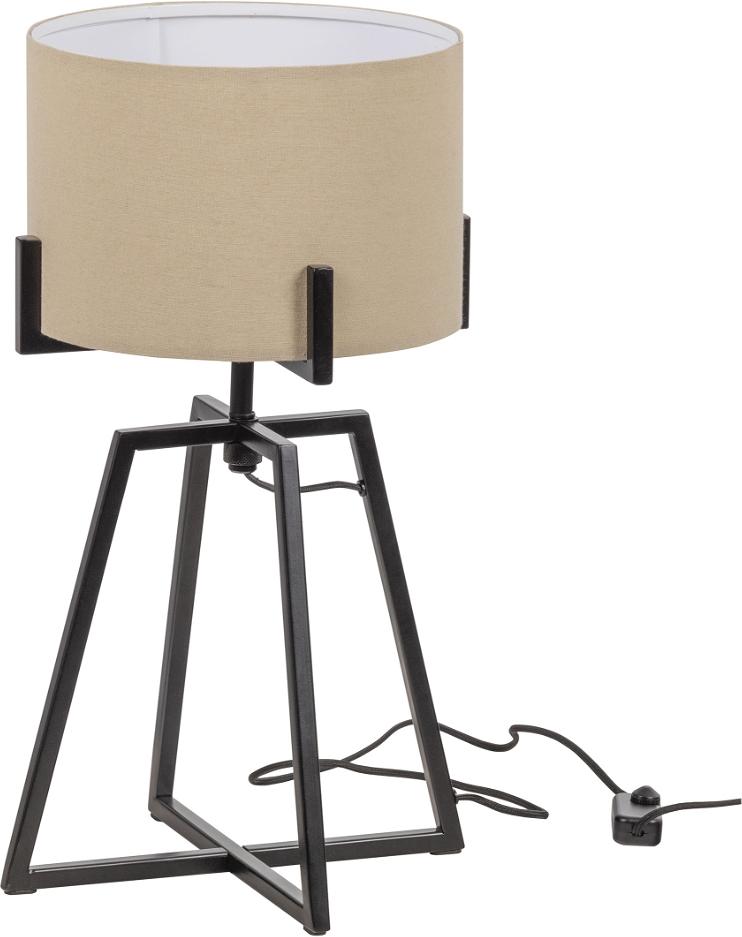 Holly Bordlampe Natur Metal