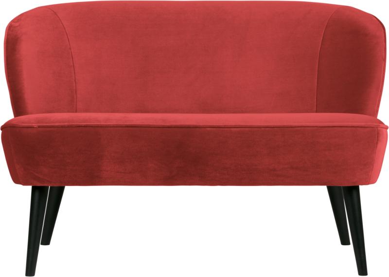 Sara 2-personers Sofa i Rød - Modern Design til Stuen