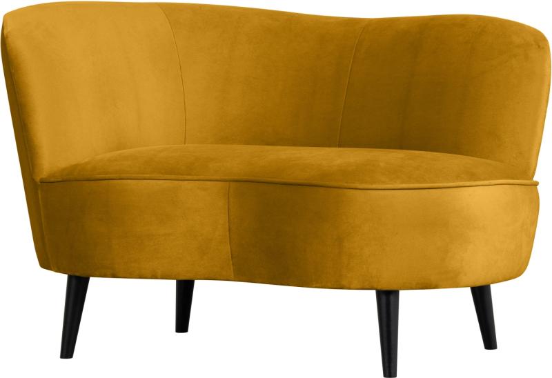 Sara Left Loungestol Gul H71x112x81