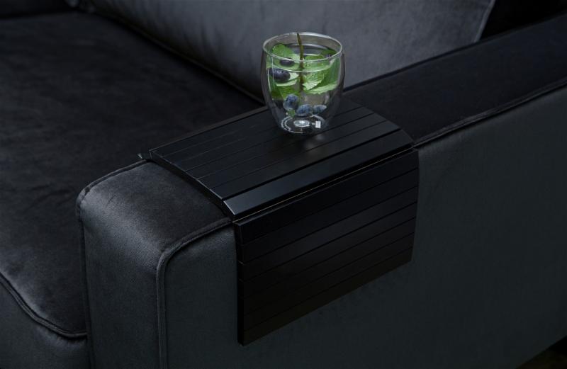 Armrest  Fleksibel Bakke Til Armlæn  Sort  44x24    Birk