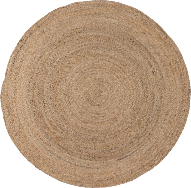 Ross Tæppe i Naturfarve - 150x150 cm Jute