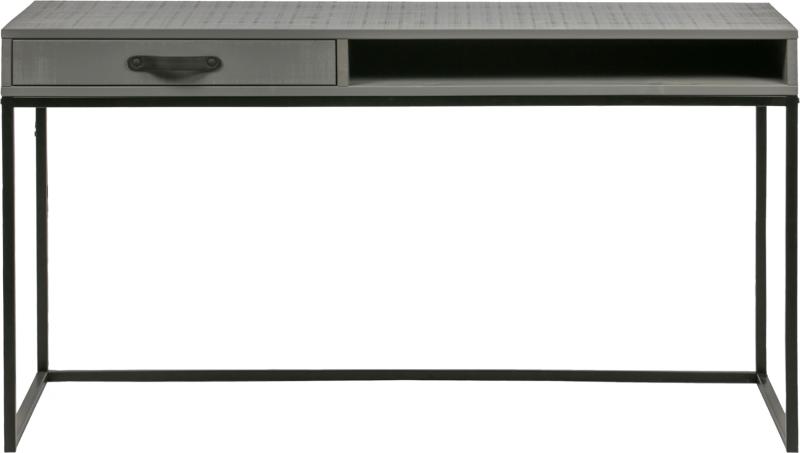 Morris Skrivebord i Grå - Stilfuldt Fyrretræ Design