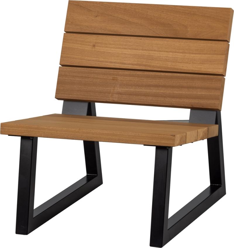 Banco Udendørs Lænestol i Natur og Sort - Elegant Design