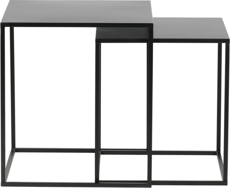 Ziva Sofabord i Sort Jern - Elegant Design til Stuen