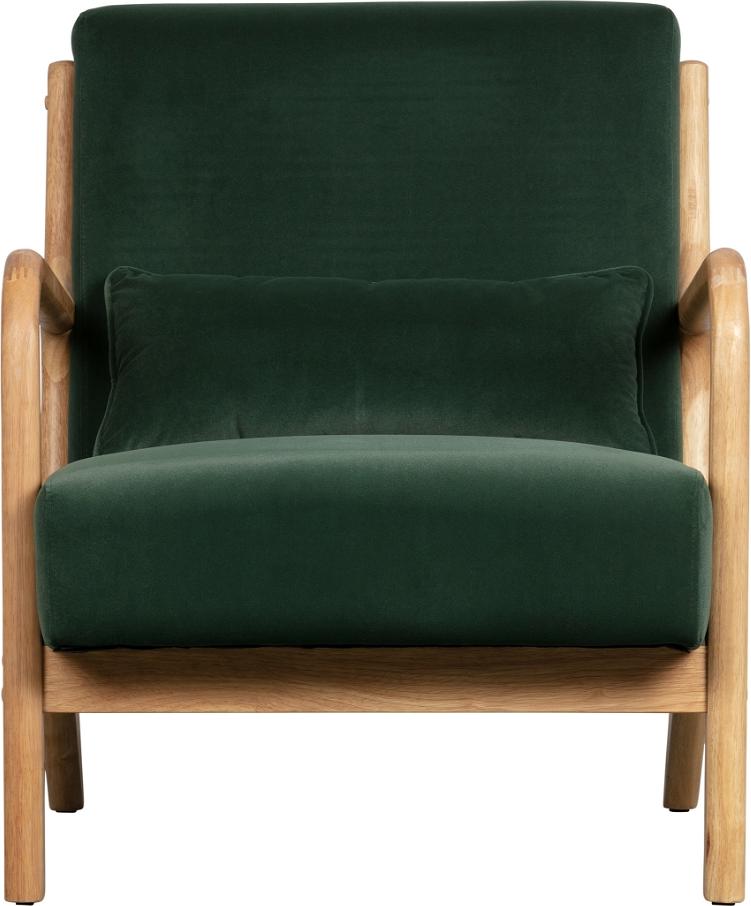 Mark Loungestol i Grøn - Elegant Retro Design