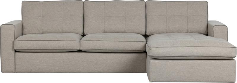 Lisa Hjørnesofa Højrevendt Natur H87x170x280 Stof