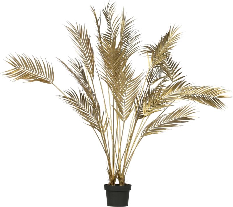 Gylden Kunstig Palm Plante - Elegance til Dit Hjem