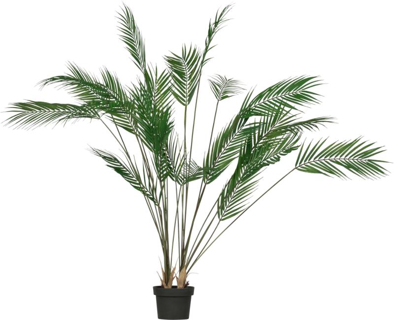 Kunstig Palm Plante i Grøn - Høj Kvalitet til Indendørsbrug