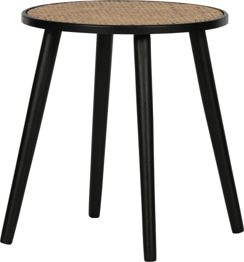 Ditmer Sidebord Sort Natur H44x39x39 Fyrretræ