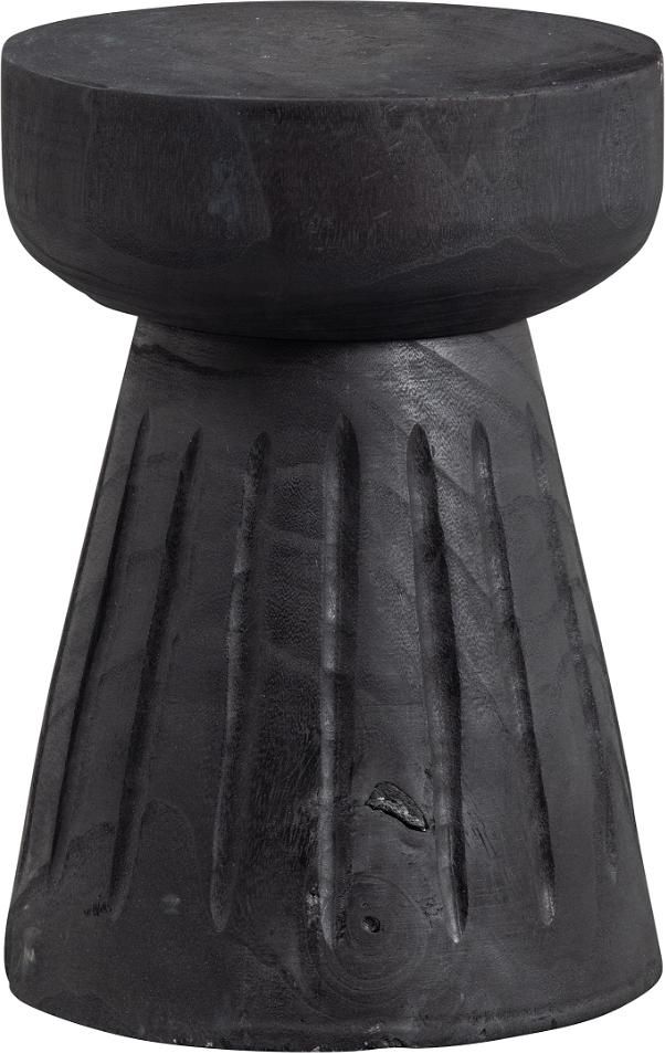 Borre Skammel i Sort - Elegant og Funktionel Design