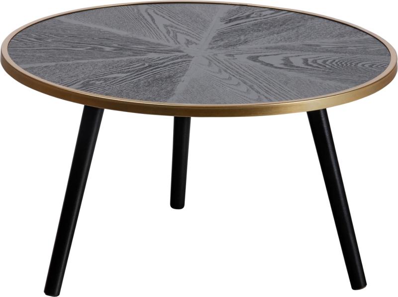 Binck Sidebord Sort H34x60x60 Metal Træ
