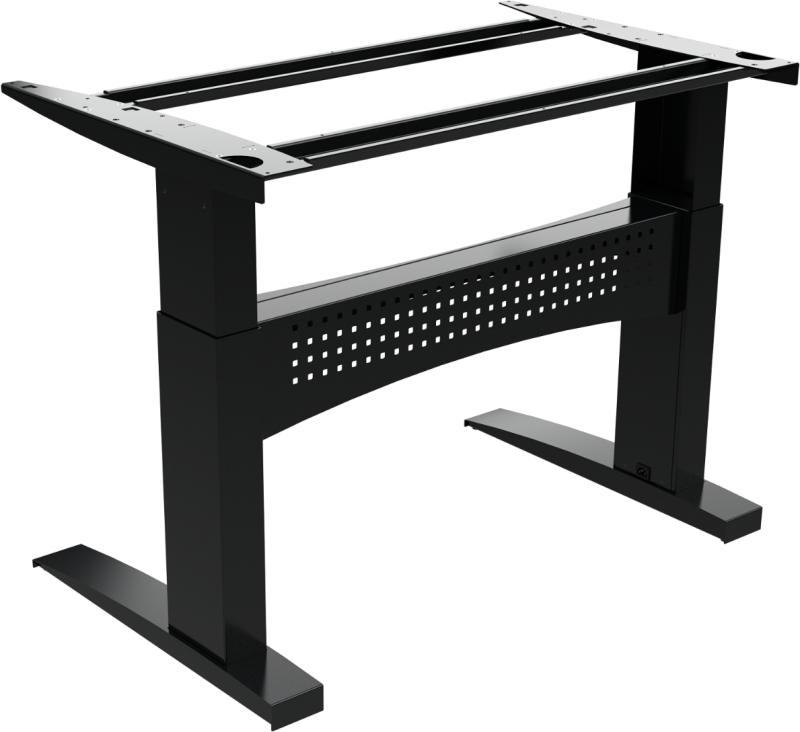 Flexdesk  Hæve- Sænkestel  Sort  H122x73x116    Metal