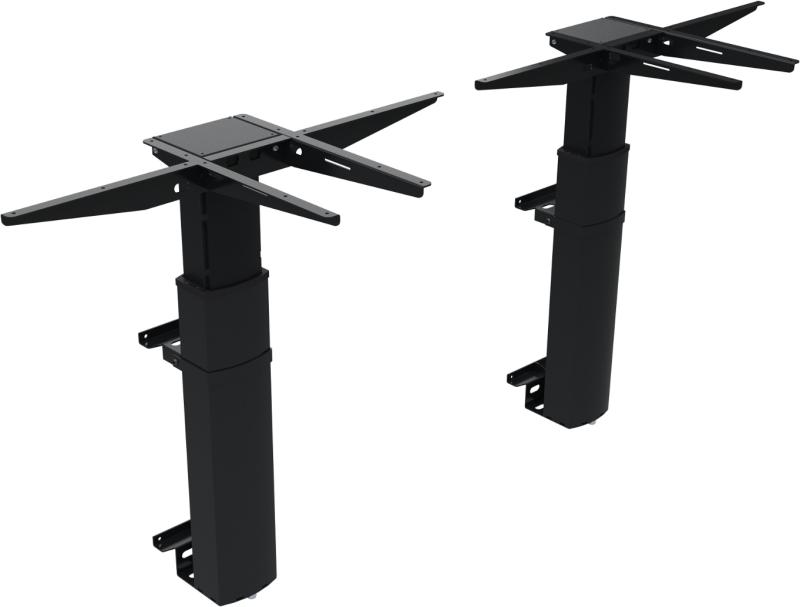 Elevateline  Væghængt Hæve -sænkestel  Sort  H120x180x53    Metal