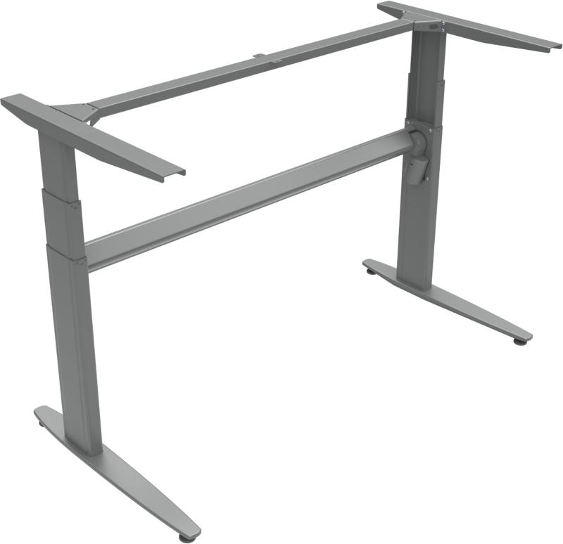 Movemate  Hæve- Sænkestel  Sølv  H120x68x133    Metal