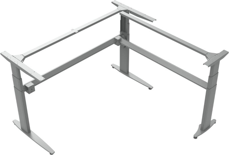 Movemate Hæve-Sænkestel i Sølv - Ergonomisk Design