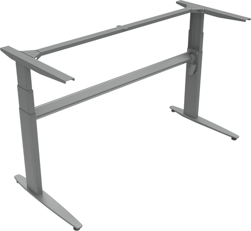 Movemate  Hæve- Sænkestel  Sølv  H120x68x152    Metal