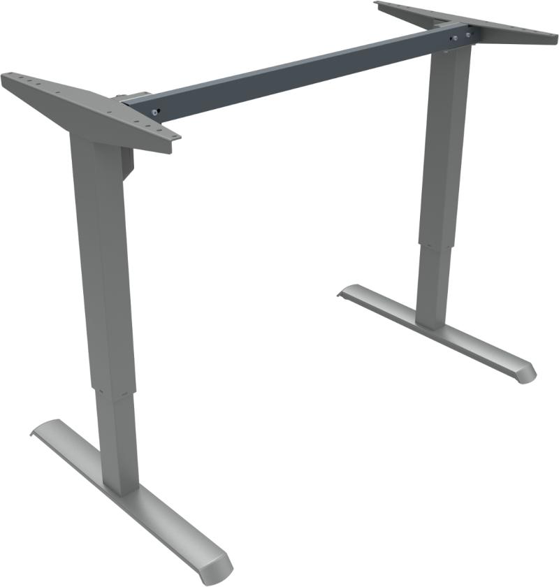 Adaptdesk  Hæve- Sænkestel  Sølv  H118x68x112    Metal