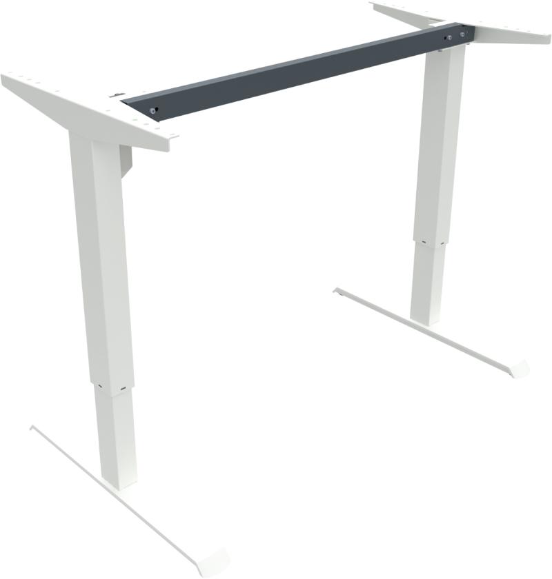 Adaptdesk Hæve-/Sænkestel i Hvid - Ergonomisk Design