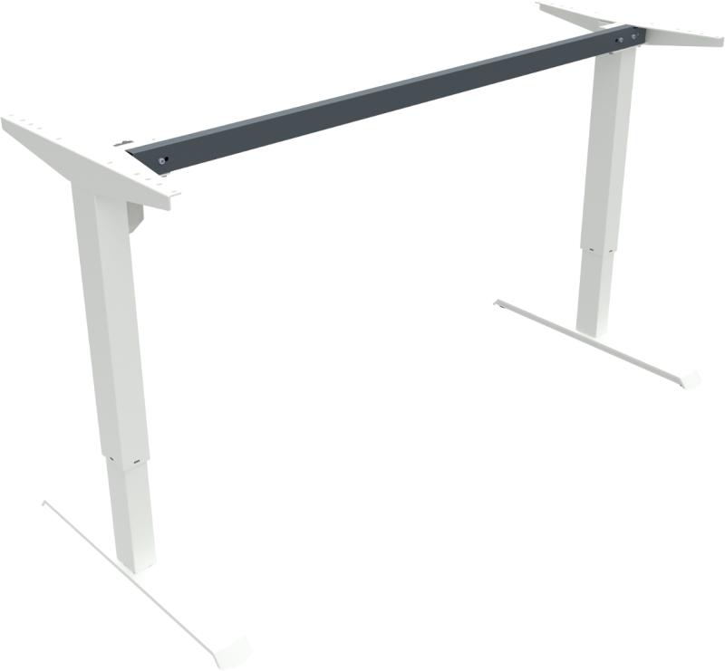 Adaptdesk Hæve-/Sænkestel i Hvid - Moderne Design