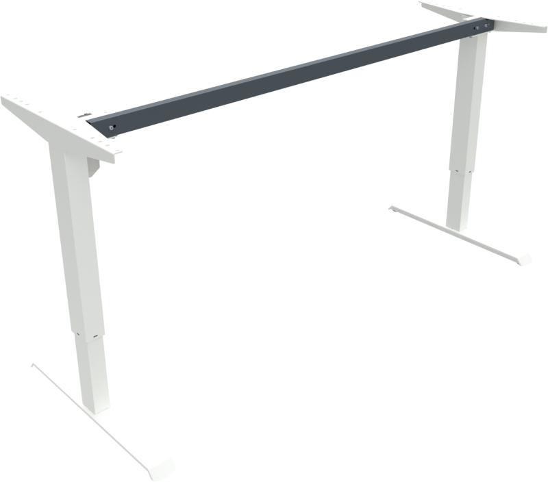 Adaptdesk Hæve-/Sænkestel i Hvid - Elegant Kontormøbel