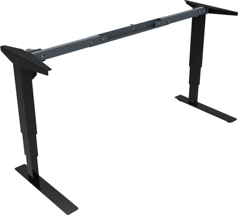 Versastand Hæve-/Sænkestel i Sort Metal - Ergonomisk Design