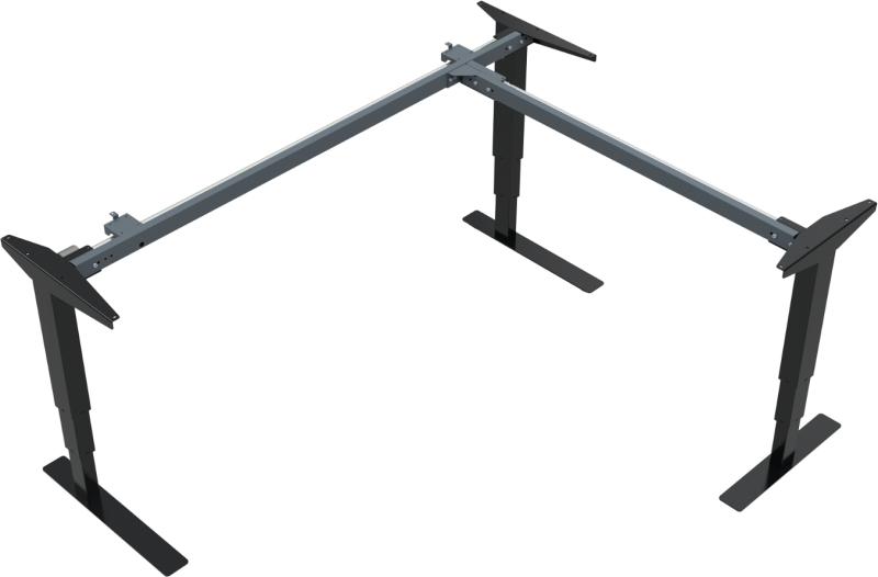 Versastand Hæve-/Sænkestel i Sort Metal - Moderne Design