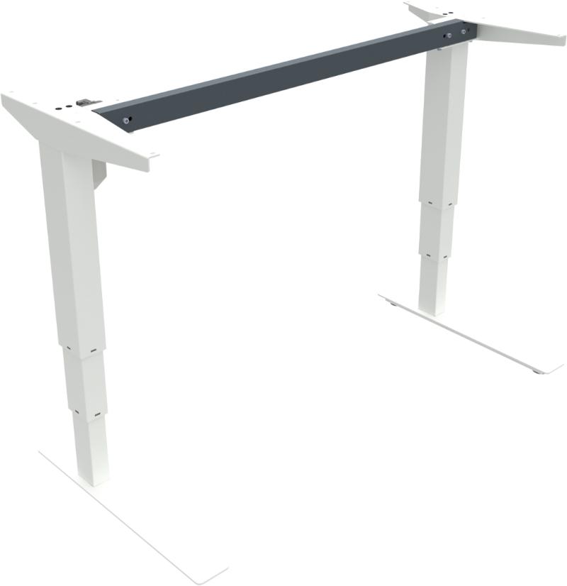 Versastand Hæve-/Sænkestel i Hvid Metal - Moderne Design