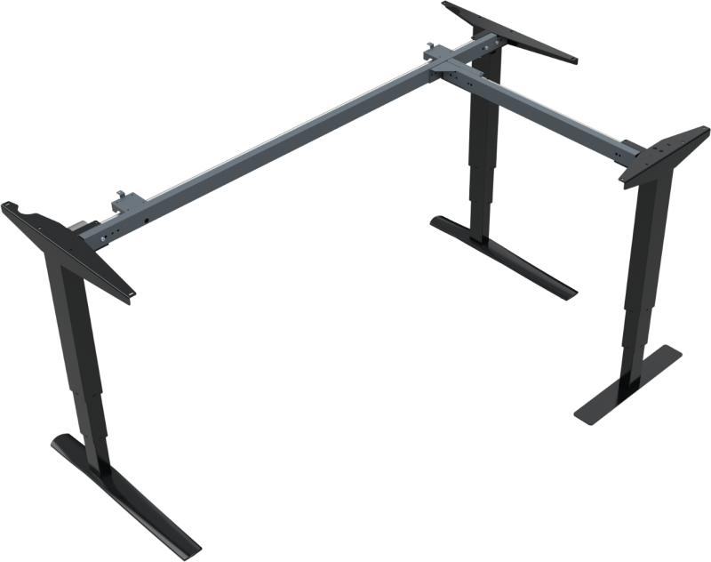 Rise Amp Rest Hæve-Sænkestel i Sort Metal - Elegant Design