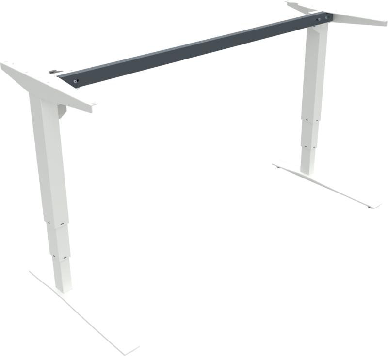 Rise Amp Rest Hæve-Sænkestel i Hvid - Minimalistisk Design