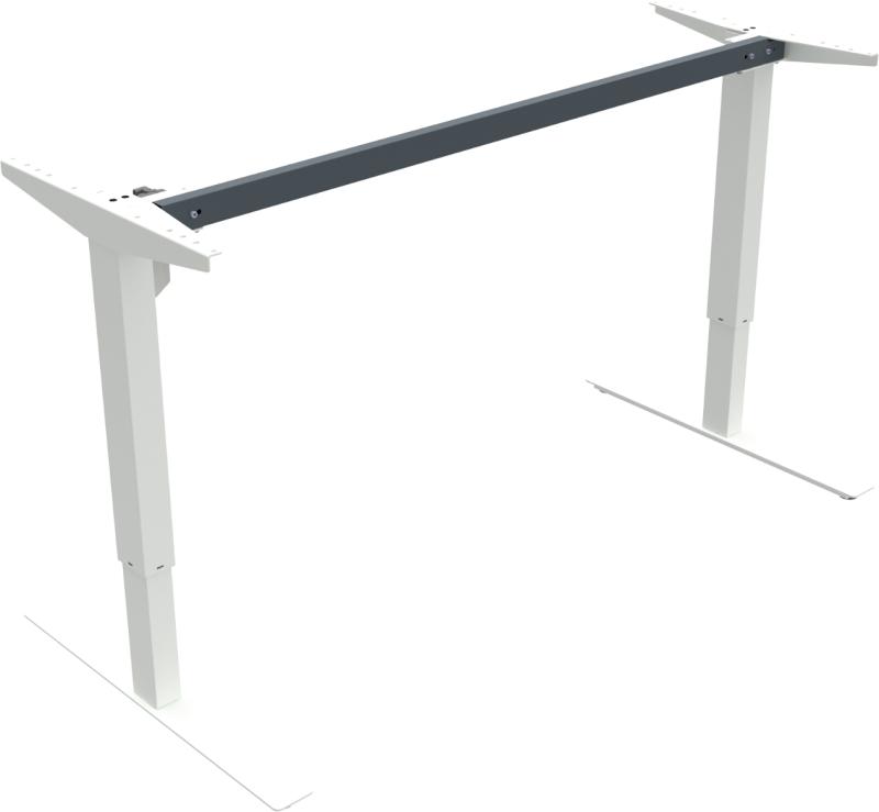 Updown Hæve- Sænkestel Hvid H118x75x152 Metal