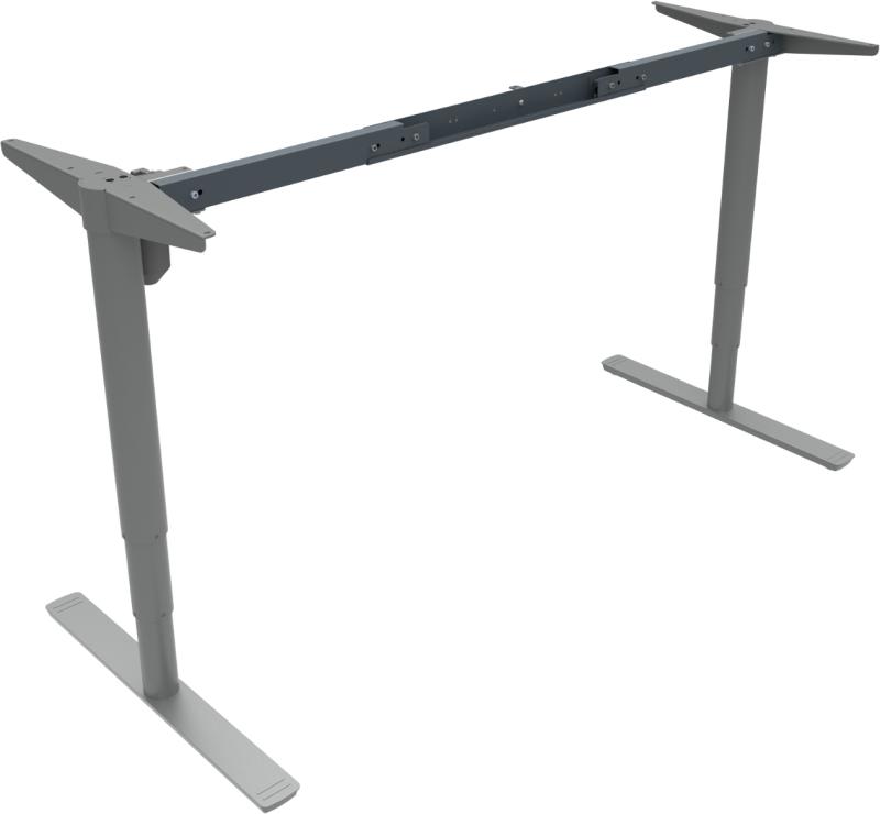 Comfortzone Hæve- Sænkestel Sølv H125x68x112-152 Metal