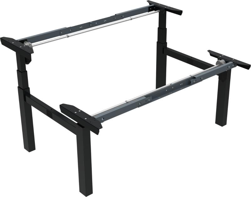Omnilift Hæve-Sænkestel i Sort Metal - Ergonomisk Design