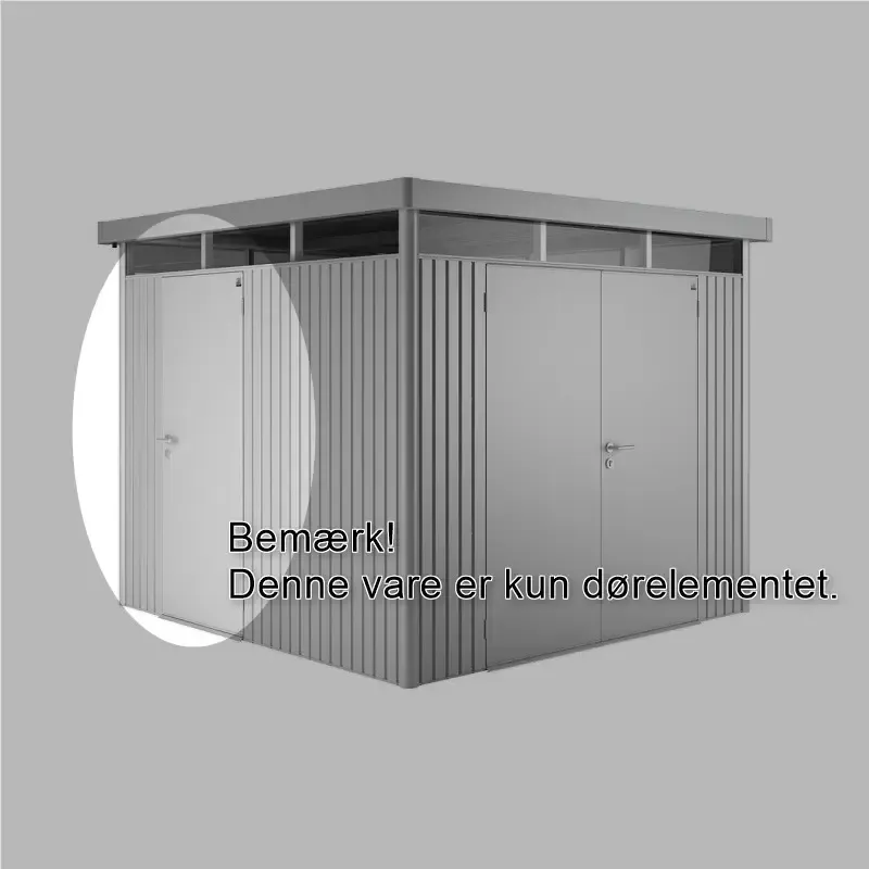 Biohort Ekstra Dør Sølv Metallic - Tilbud på Haven!