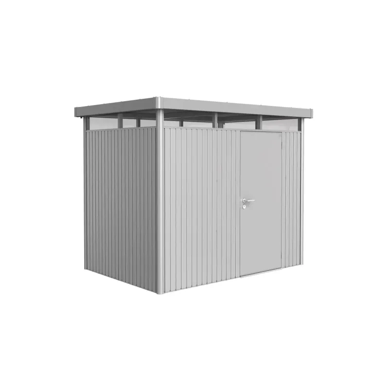 Biohort Highline H2 Enk Dør Sølv Metallic Redskabsrum