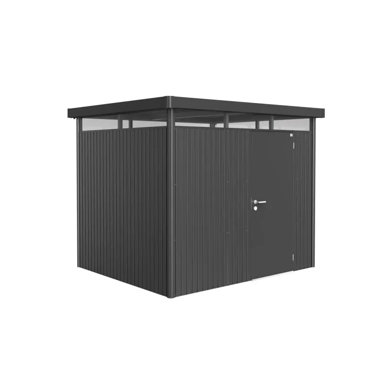 Biohort Highline H3 Enk Dør Mørkegrå Metallic Redskabsrum