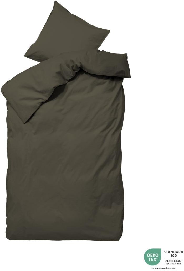 Ingrid Sengesæt Bark 140x220 60x63 økologisk Bomuld