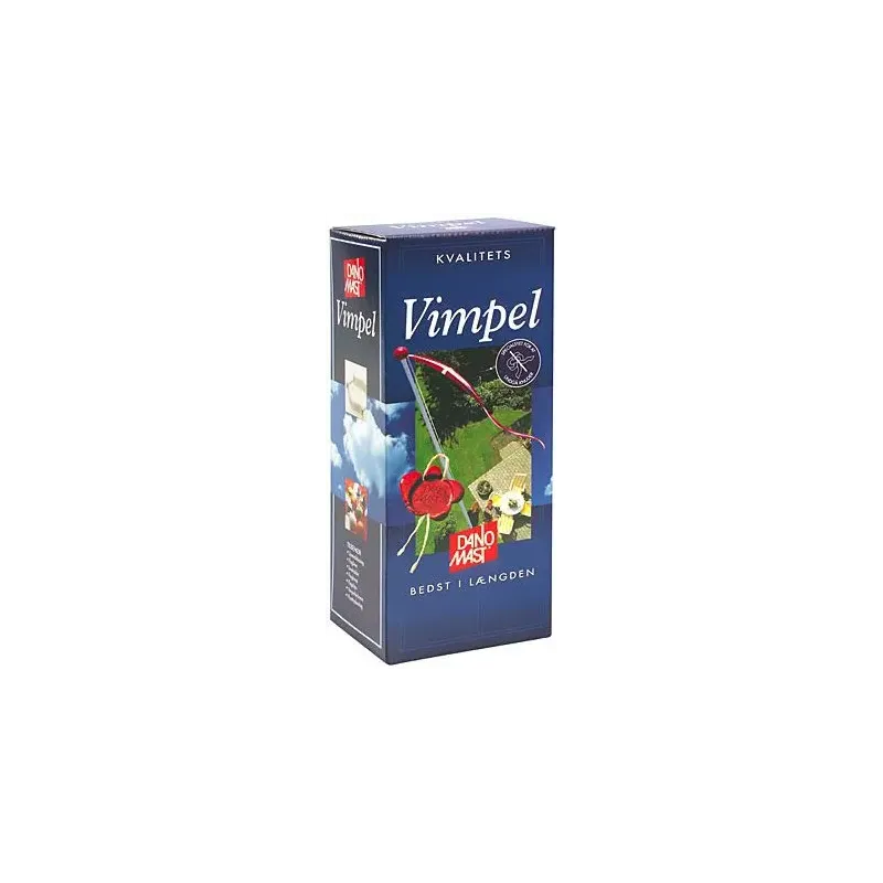 Dano Mast Dannebrogsvimpel 23x550cm - Tilbud!