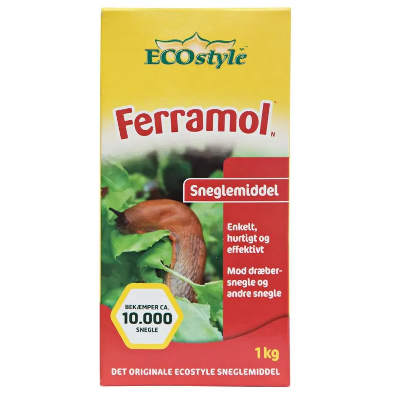 ECOstyle Ferramol Sneglemiddel 1000g - Effektiv Bekæmpelse
